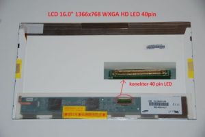 Asus K60I display displej LCD 16" WXGA HD 1366x768 LED | matný povrch, lesklý povrch