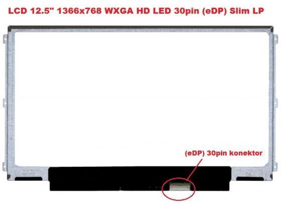 HP EliteBook 725 G2 display displej LCD 12.5" WXGA HD 1366x768 LED
