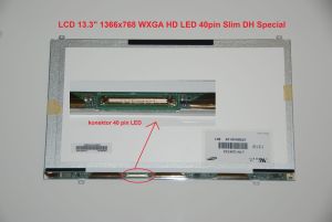 LTN133AT23-801 LCD 13.3" 1366x768 WXGA HD LED 40pin Slim DH Special display displej | matný povrch, lesklý povrch