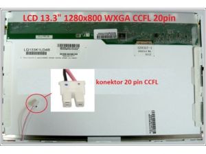 LP133WX1(TL)(B1) LCD 13.3" 1280x800 WXGA CCFL 20pin display displej | matný povrch, lesklý povrch