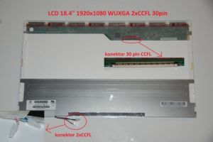LTN184HT01-T01 LCD 18.4" 1920x1080 WUXGA 2xCCFL 30pin display displej | matný povrch, lesklý povrch