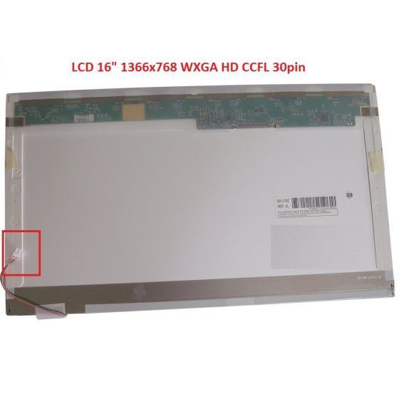 LTN160AT01 LCD 16" 1366x768 WXGA HD CCFL 30pin display displej